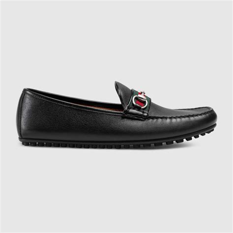 gucci black suede drivers|Gucci Drivers .